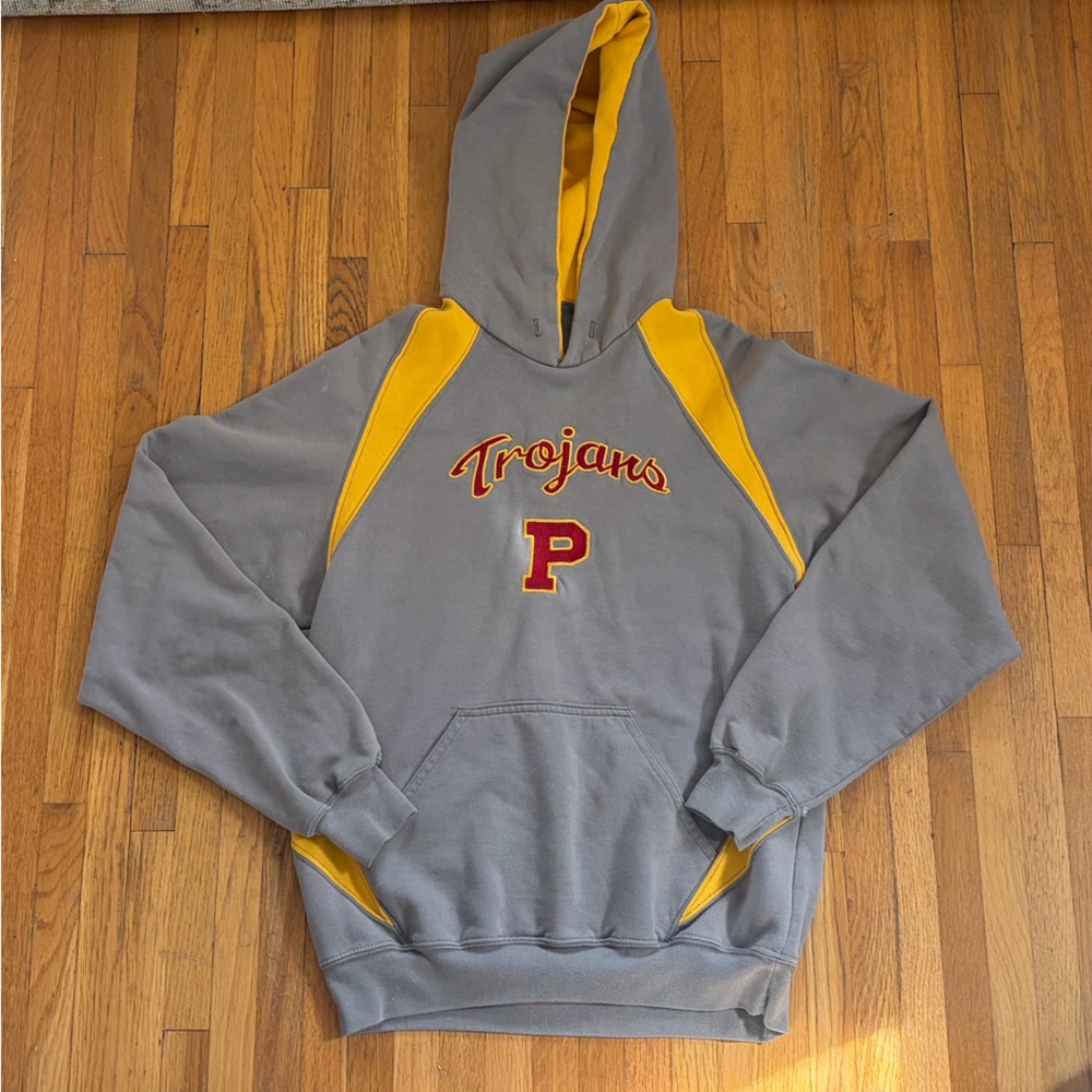 Augusta Sportswear Gray and Yellow Men's Sweater